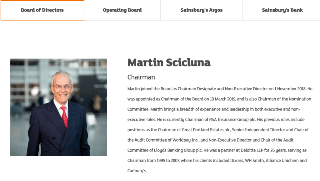 Photograph taken by Piranha of Chairman for website and annual report