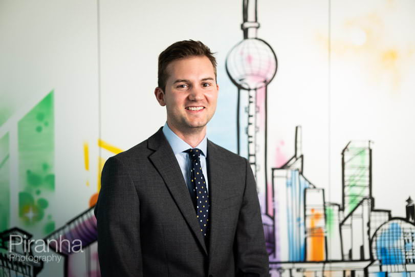 Profile photograph of lawyer for law firm's brochure and website