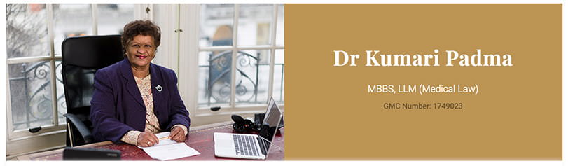 medical professional photographed in London for new website
