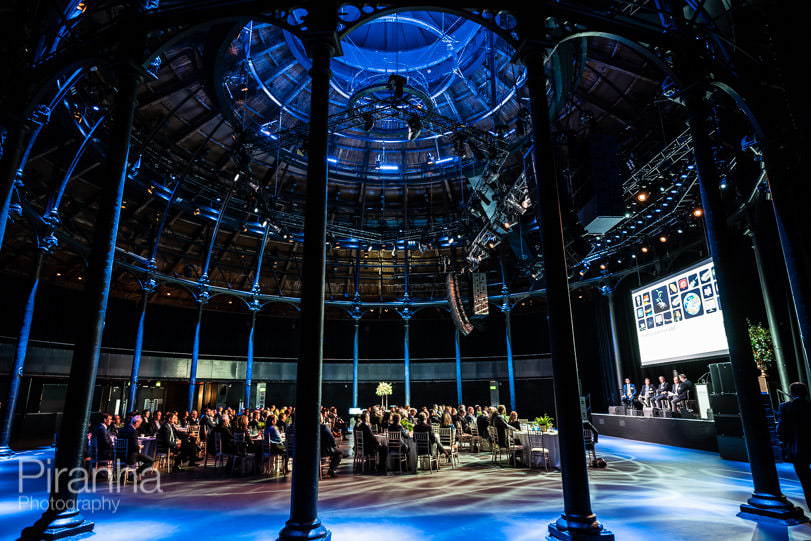 Corporate Event Photography at 7 Famous London Venues The Roundhouse corporate event photography for private equity company