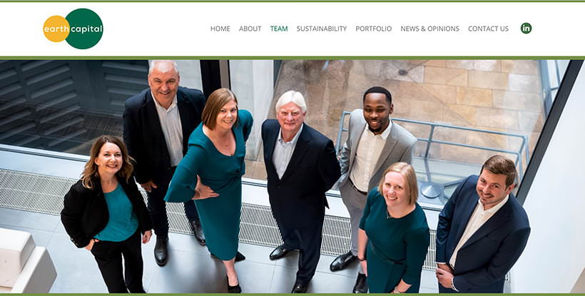 Group shot of investment company