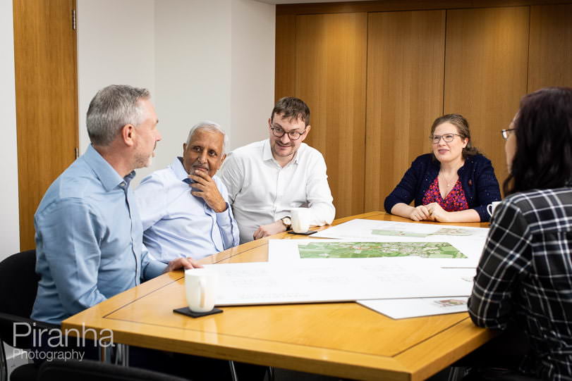 Meeting photography taken in company's offices