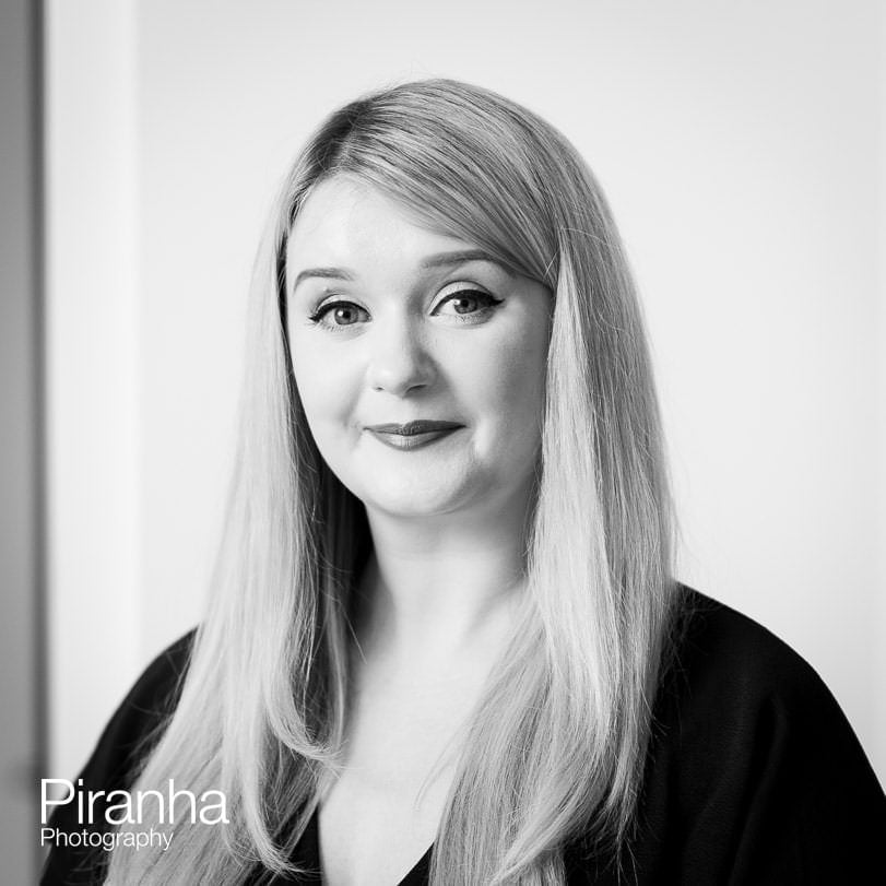 Headshot Photography by Team Photographer Alistair Black and white headshot photograph