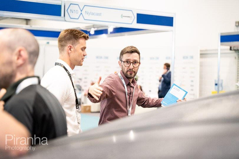 Exhibition stand photographer at Excel exhibition centre in London - describing the merchandice