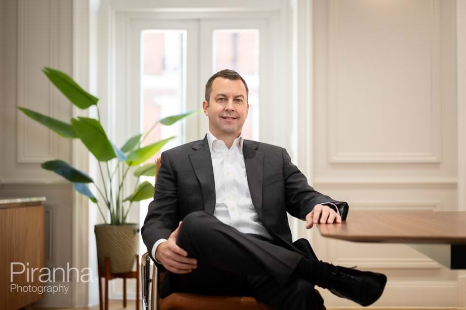 Headshot and group photography for Private Equity company's website