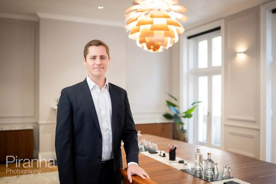 Headshot and group photography for Private Equity company's website