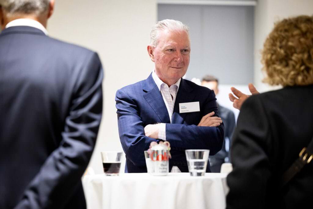 photograph of attendee at London conference