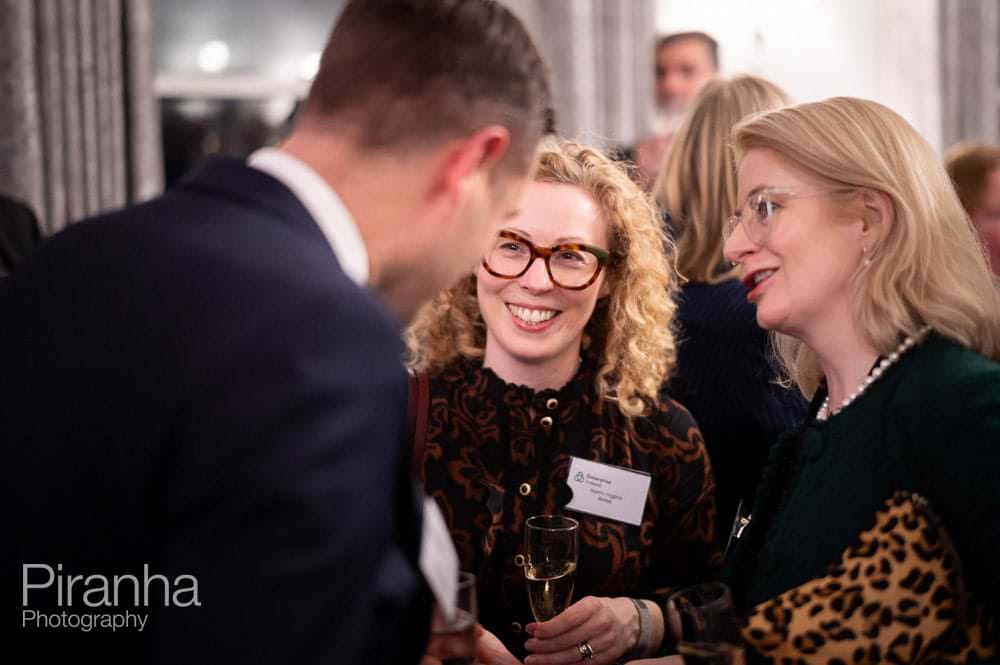 Irish Embassy in London event photographer - Dinner photography of guests