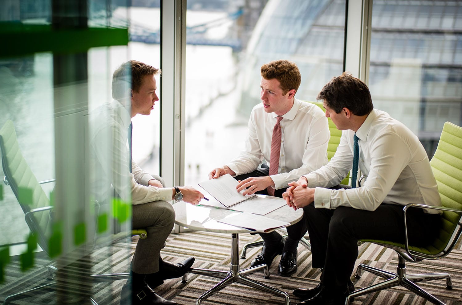 Private Equity Photography of executives meetings in Terra Firma's London Offices