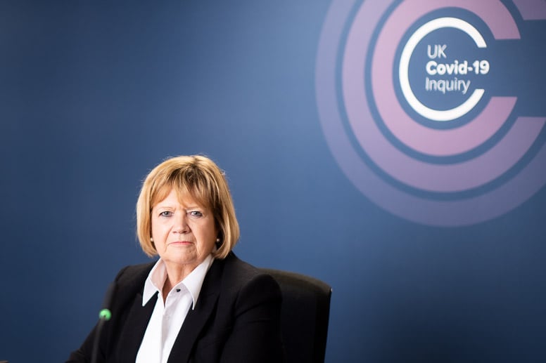 Baroness Hallett, PR Photograph for UK Covid-19 Enquiry, Press Coverage Baroness Hallett, PR Photograph for UK Covid-19 Enquiry, Press Coverage