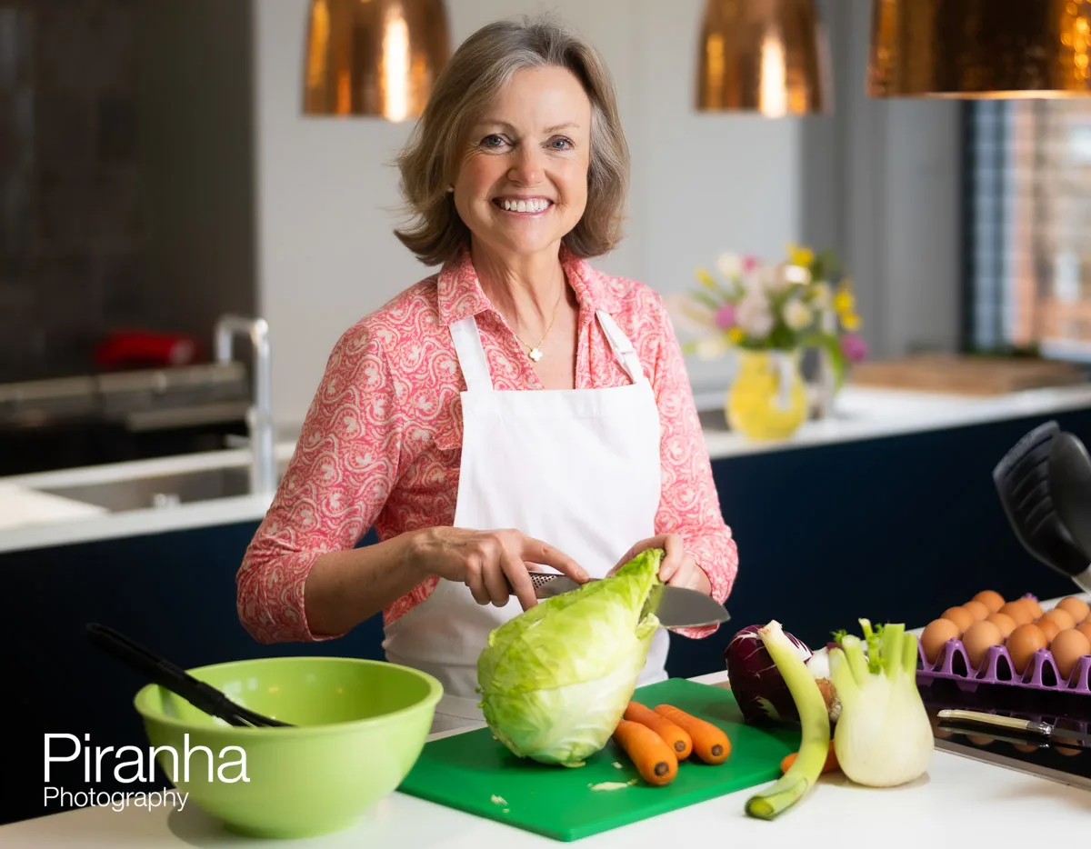 Brand photographer London- photography for chef to feature on new website.