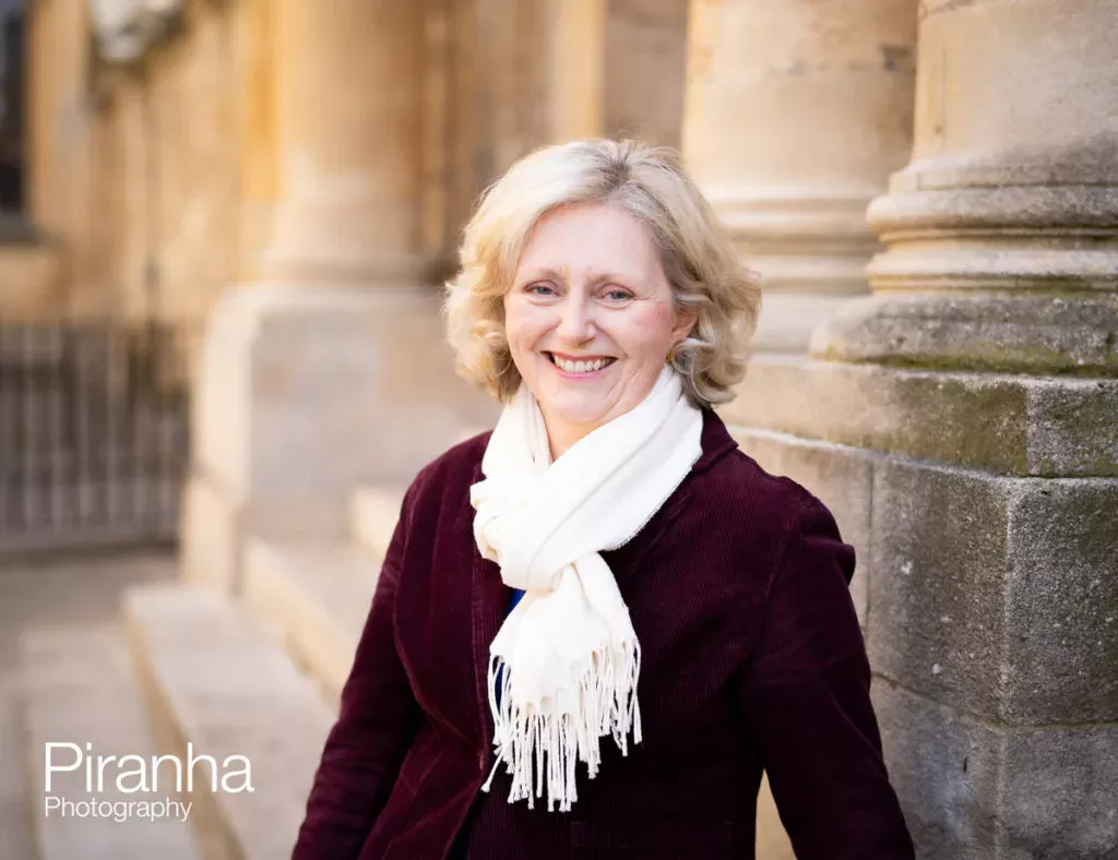 Brand photograph of public speaking teacher photographed in Oxford